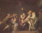Jean Baptiste Greuze The Paternal Curse or and Ungrateful Son (mk05) Spain oil painting artist